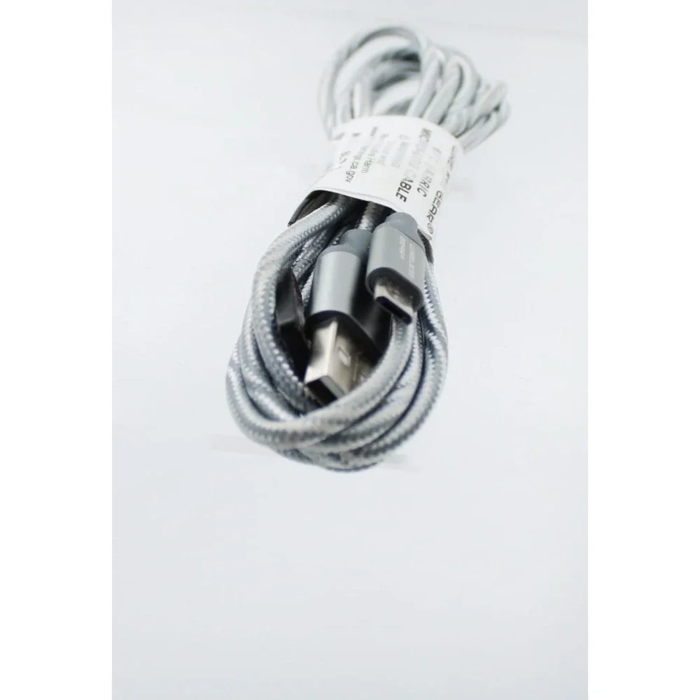 Wireless Gear 6ft Purple Tangle-Free Micro USB Cable Flat Charging Sync Cord
